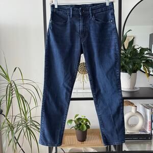 Bonobos Blue Dark Wash Mid Rise Slim Straight Leg Jeans Men’s Size 32/ 28
